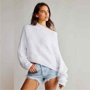 Free People Emmy Mock Neck Sweater